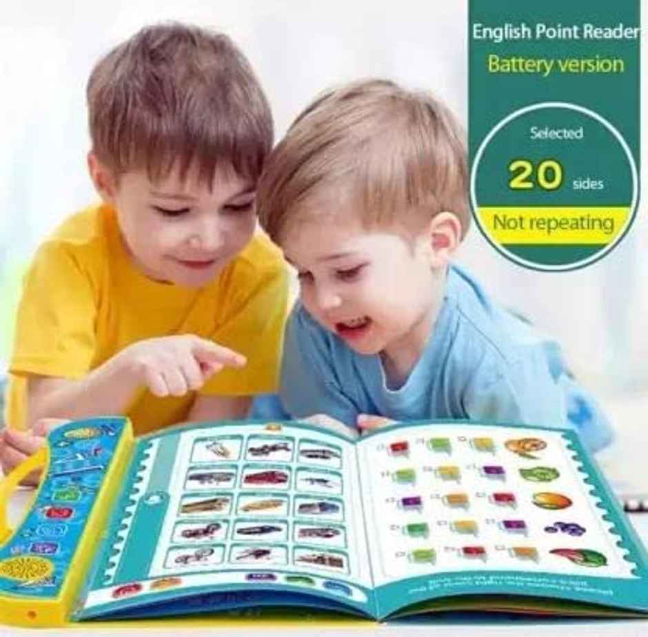 Storio Intelligence English Sound Book for Kids | Alphabet & Words Learning