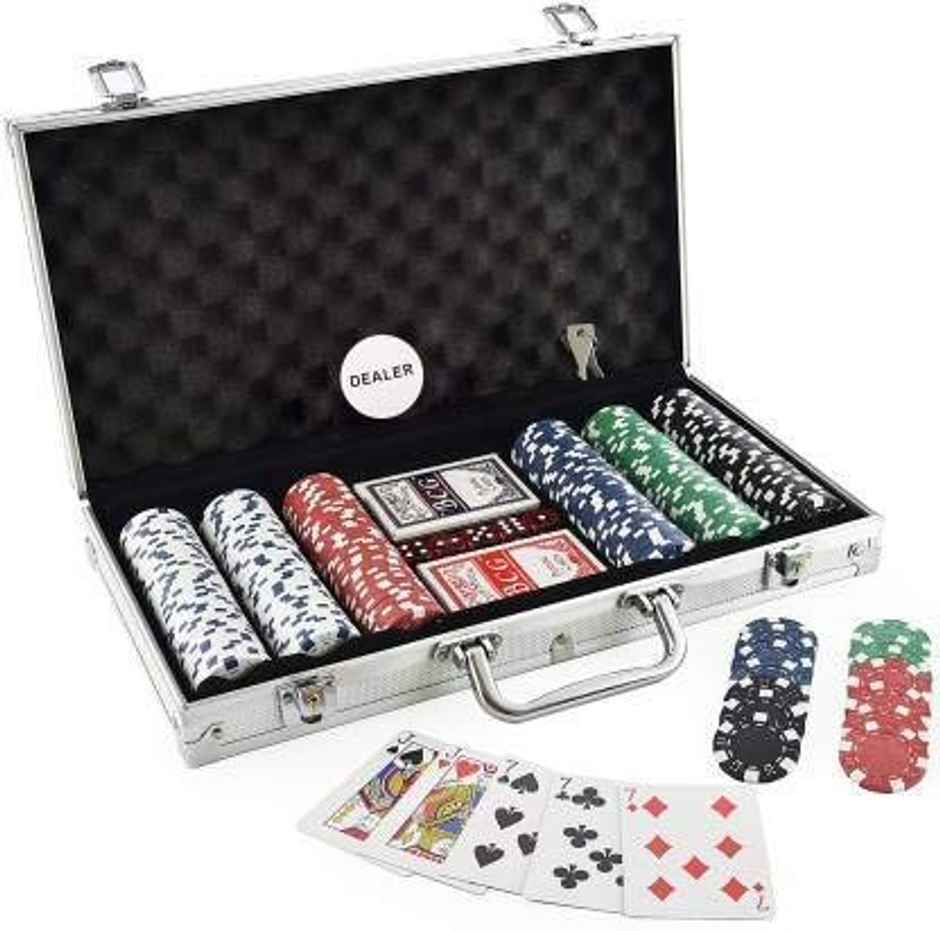 ABK Professional 300 Piece Poker Chip Set with Aluminium Carry Case