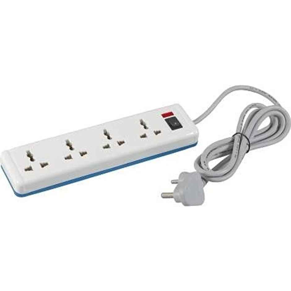 Havells Spikestar 4+1 Surge & Spike Guard With 2M Cable (6A/1440W), 240 Volts - White