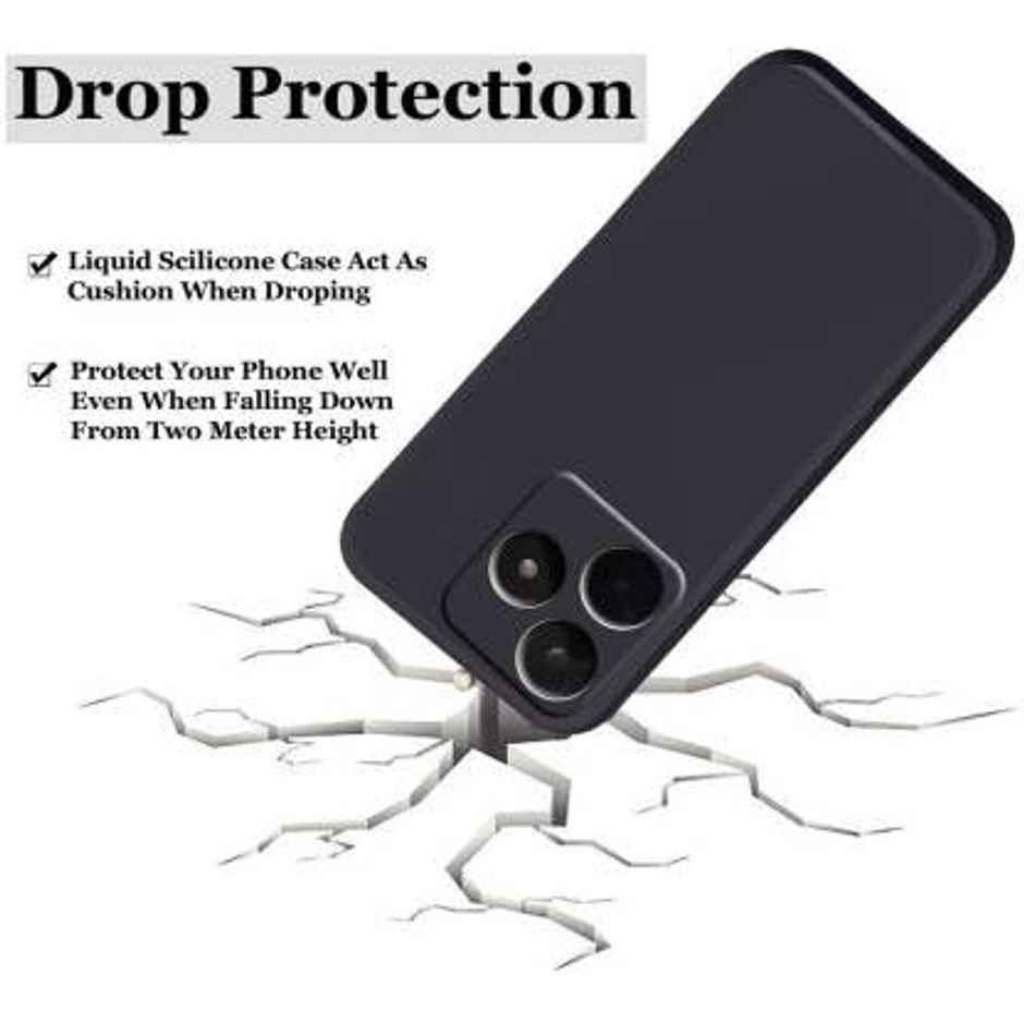 Artistque Case for Realme C53 Back Cover - Plain Liquid Silicone Case