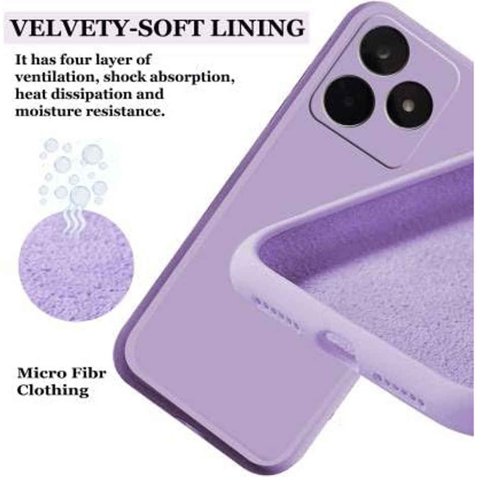 Artistque Case For Realme C53 Back Cover - Plain Liquid Silicone Cover