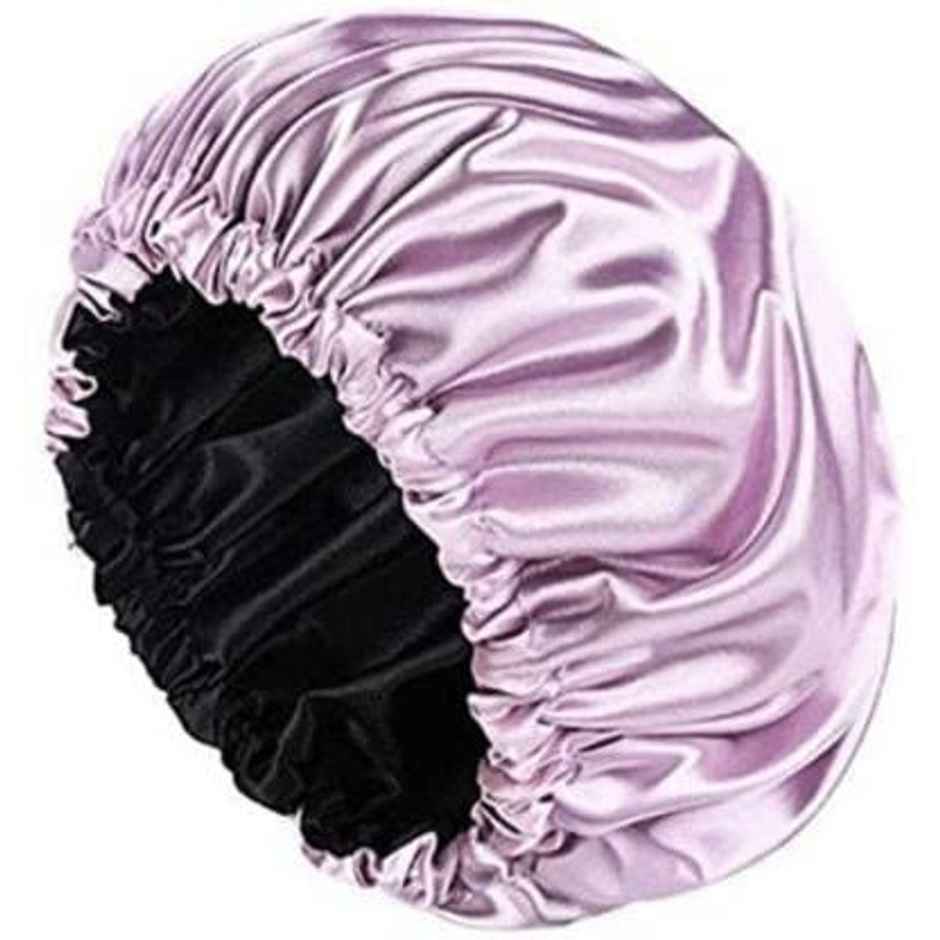 Bronson Professional Luxury Satin Hair Bonnet Cap For Sleeping For Women & Girls | Color May Vary