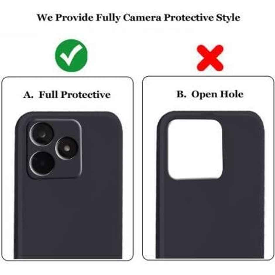 Artistque Case for Realme C53 Back Cover - Plain Liquid Silicone Case