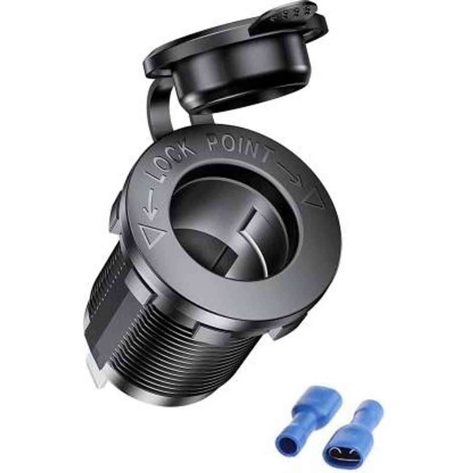 Autofrill DC Connector Cigarette Lighter Socket | USB Charger Adapter for Car Power