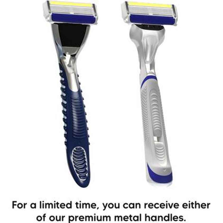 LetsShave Pro 6+ Razor for Men | Worlds First 6 Blade + Precision Back Blade
