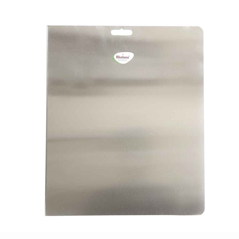 Khatana Stainless Steel Platform Chopping Board 35 x 29 Cm