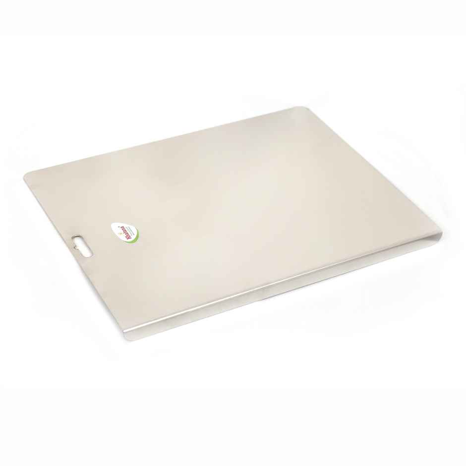 Khatana Stainless Steel Platform Chopping Board 35 x 29 Cm