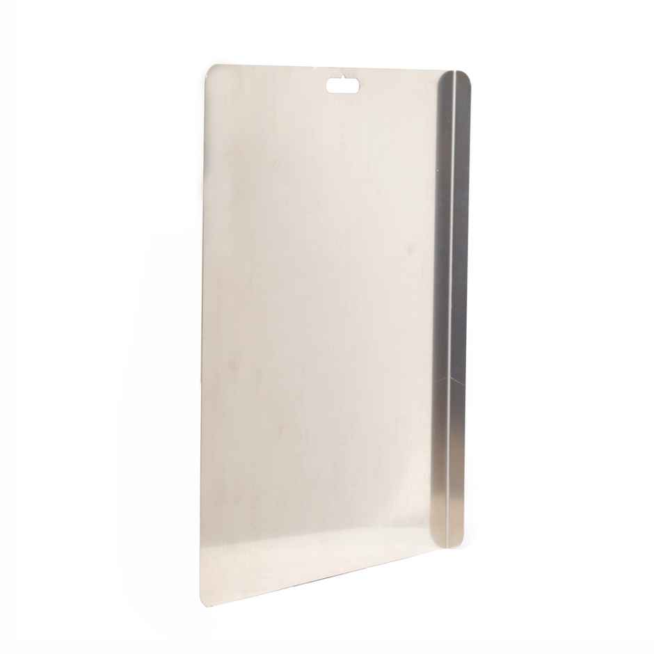 Khatana Stainless Steel Platform Chopping Board 35 x 29 Cm