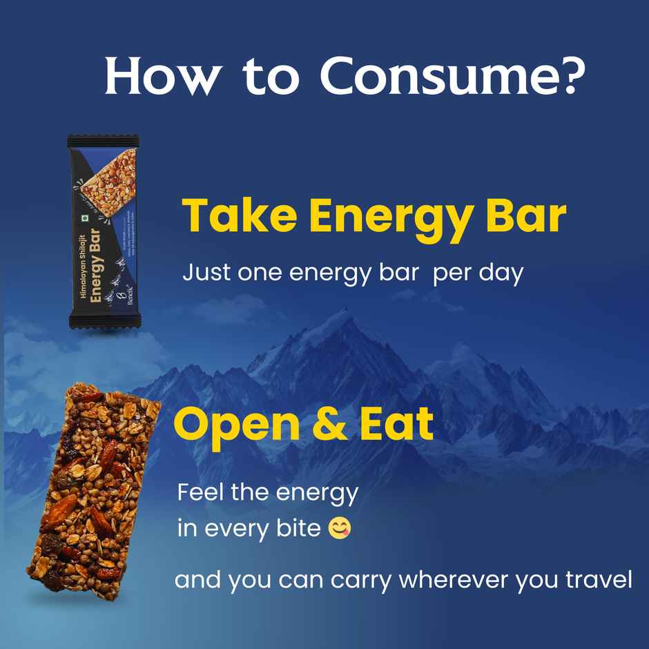 Benefic Shilajit Energy Bar