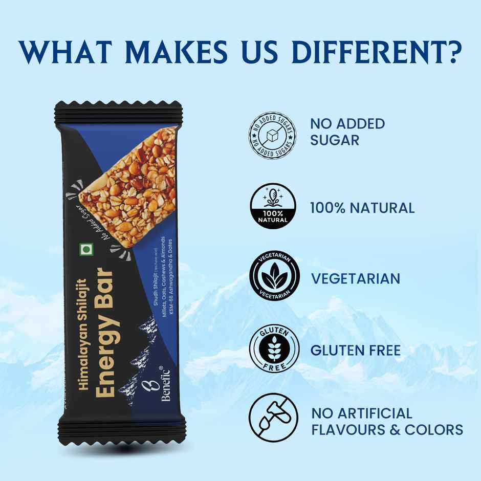 Benefic Shilajit Energy Bar