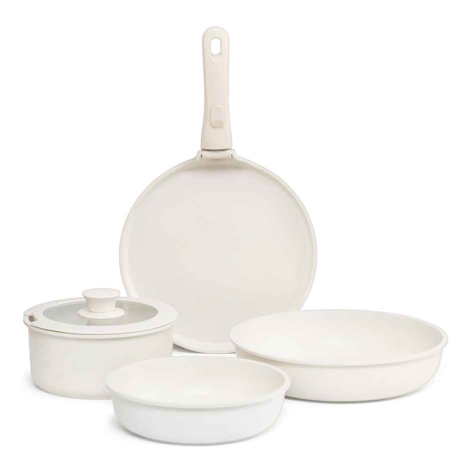 Carote Pack of 4 Pots & Pans | Detachable Handle