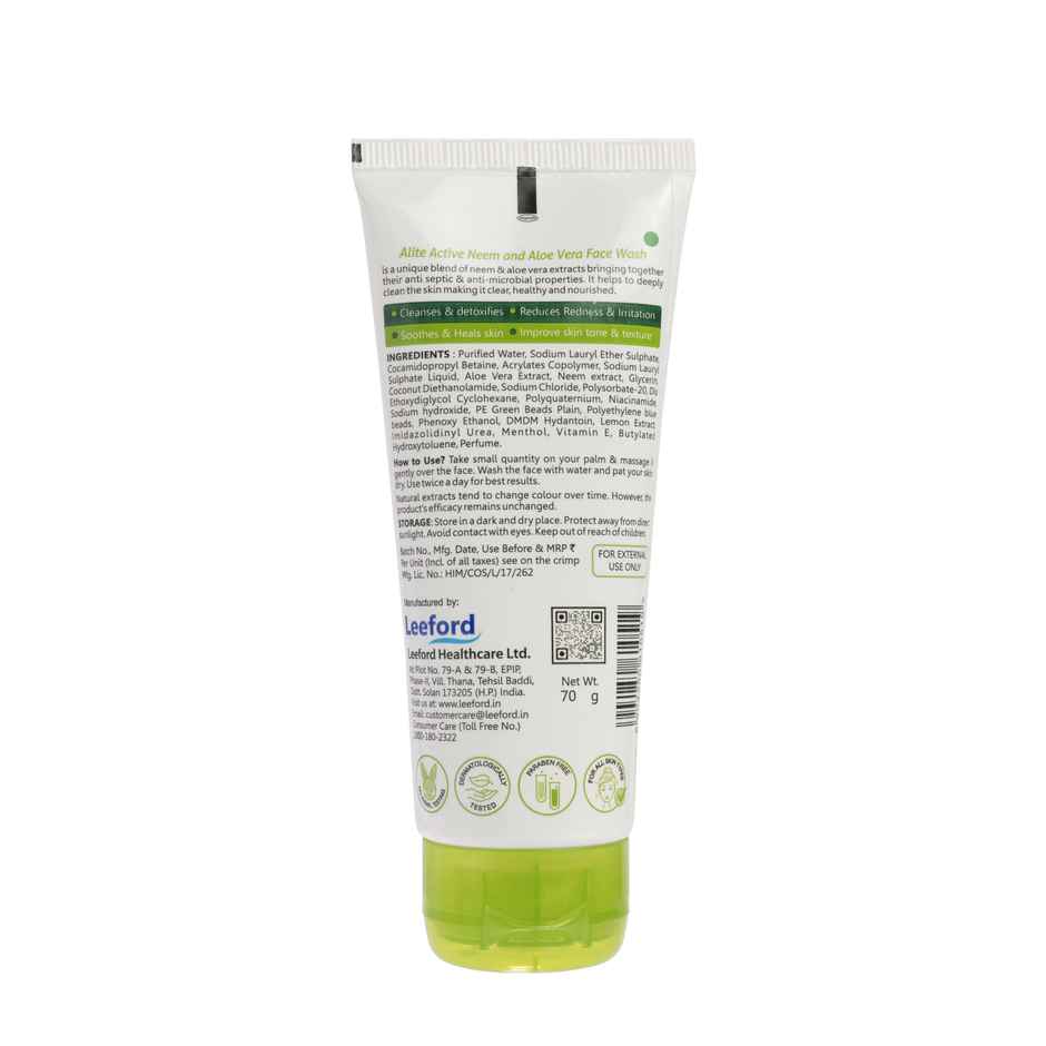 Alite Neem & Aloe Vera Face Wash | Deep Cleansing | Acne Control | Natural Care for Clear Skin