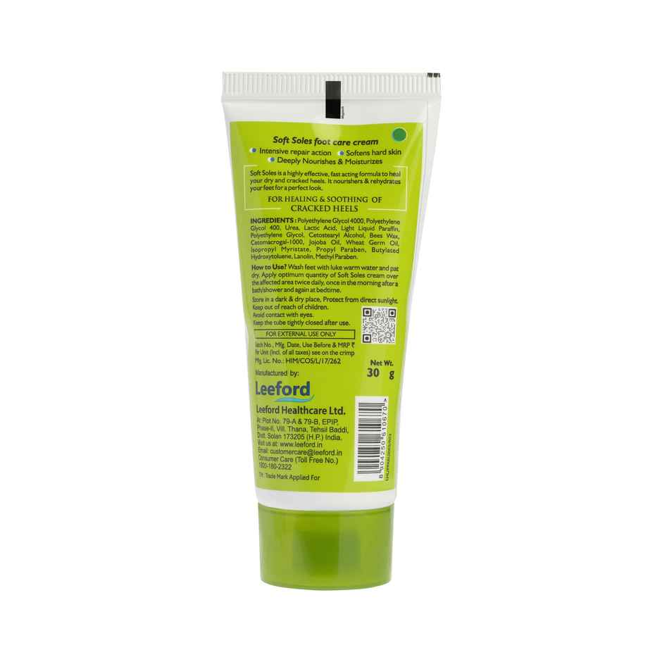 Soft Soles Foot Cream | Intense Hydration for Smooth & Soft Heels | Fast-Absorbing