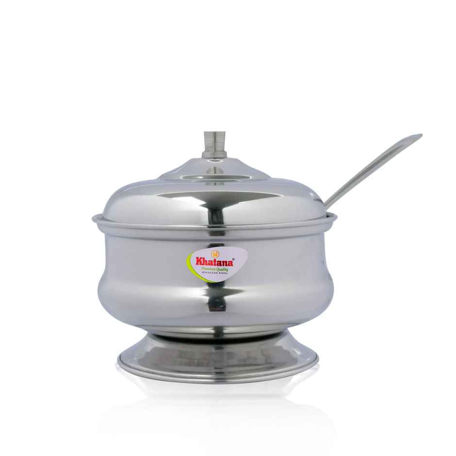 Khatana Stainless Steel Padam Ghee Pot 230 ml