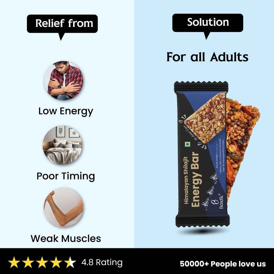 Benefic Shilajit Energy Bar