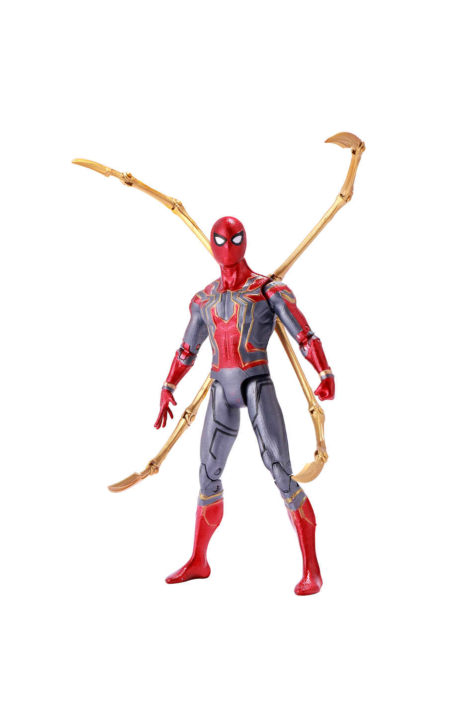 Striders Licensed Marvel Iron Spiderman Mini Action Figure Superhero Toy | 4 inch