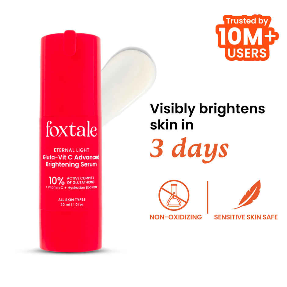 Foxtale Eternal Light Brightening Serum with 10% Vitamin C and Glutathione