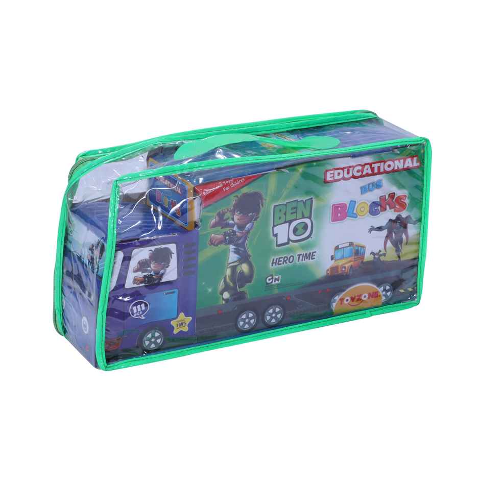 Toyzone Ben 10 Educational Bus Blocks 111 Piece