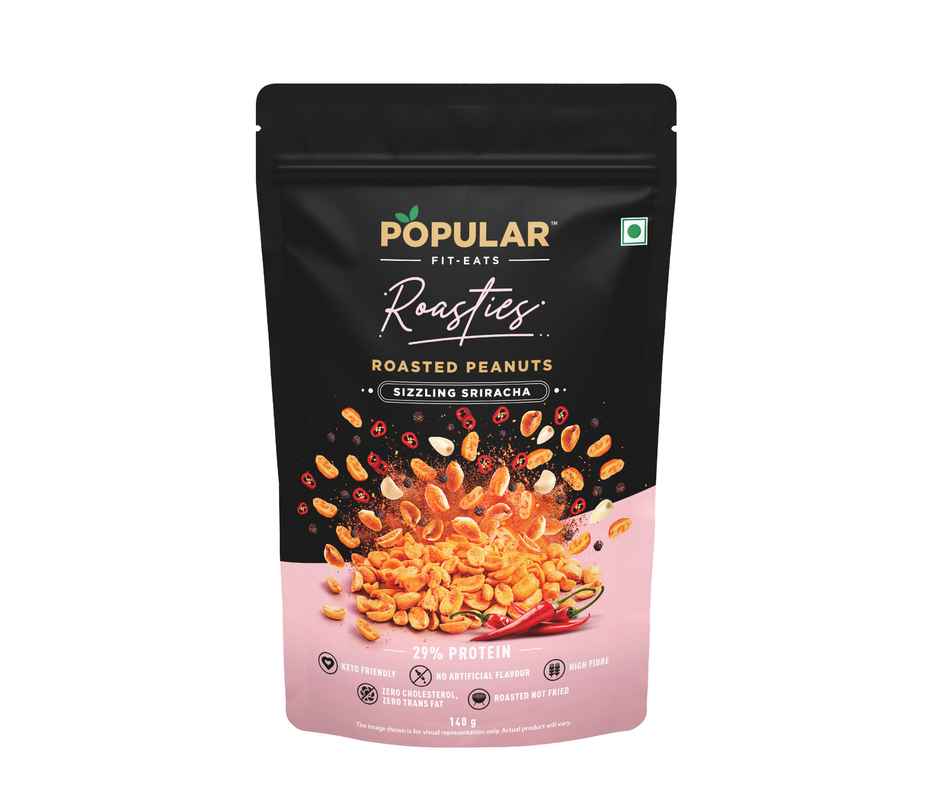 Popular Roasties Roasted Peanuts | Sizzling Sriracha