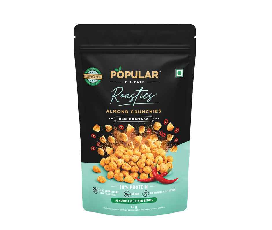 Popular Roasties Almond Crunchies | Desi Dhamaka