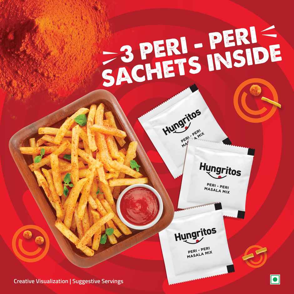 Hungritos French Fries Peri Peri | Crispy & Spicy