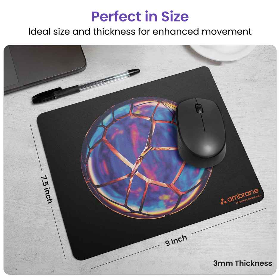 Ambrane Mouse Pad- Black