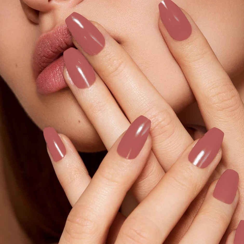 Blue Heaven Color Shine Nail Polish, Glossy Gel Finish Nail Paint | Quick Drying Formula | Shade 05