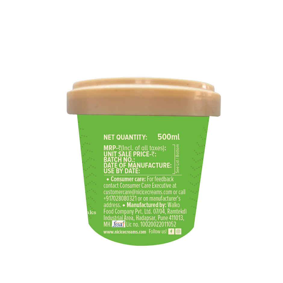 NIC Sitaphal Ice Cream Cup | Preservative Free | No Artificial Flavors