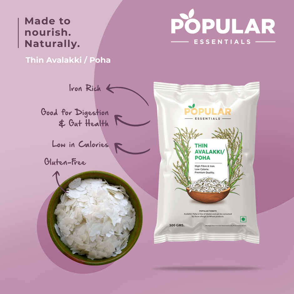 Popular Essentials Thin Poha | Avalakki