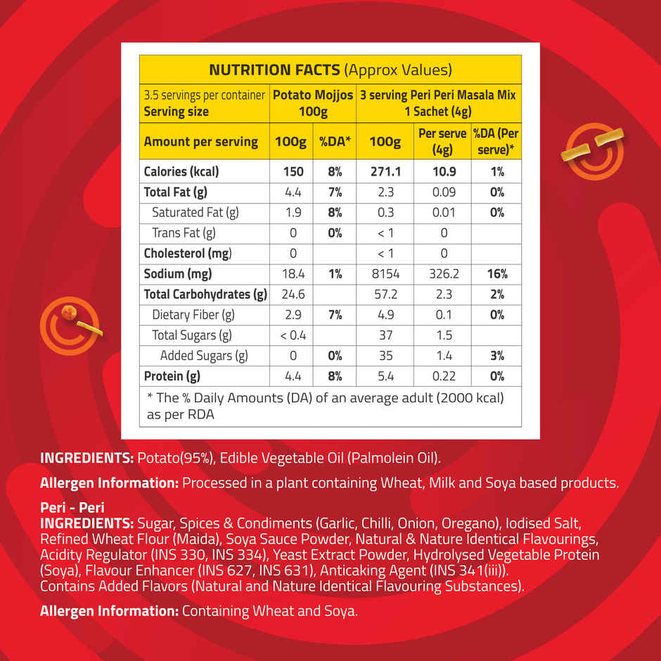 Hungritos Potato Mojjos | Seasoned Potato Bites