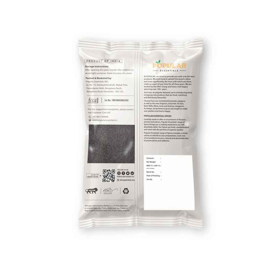 Popular Essentials Sabja Seeds