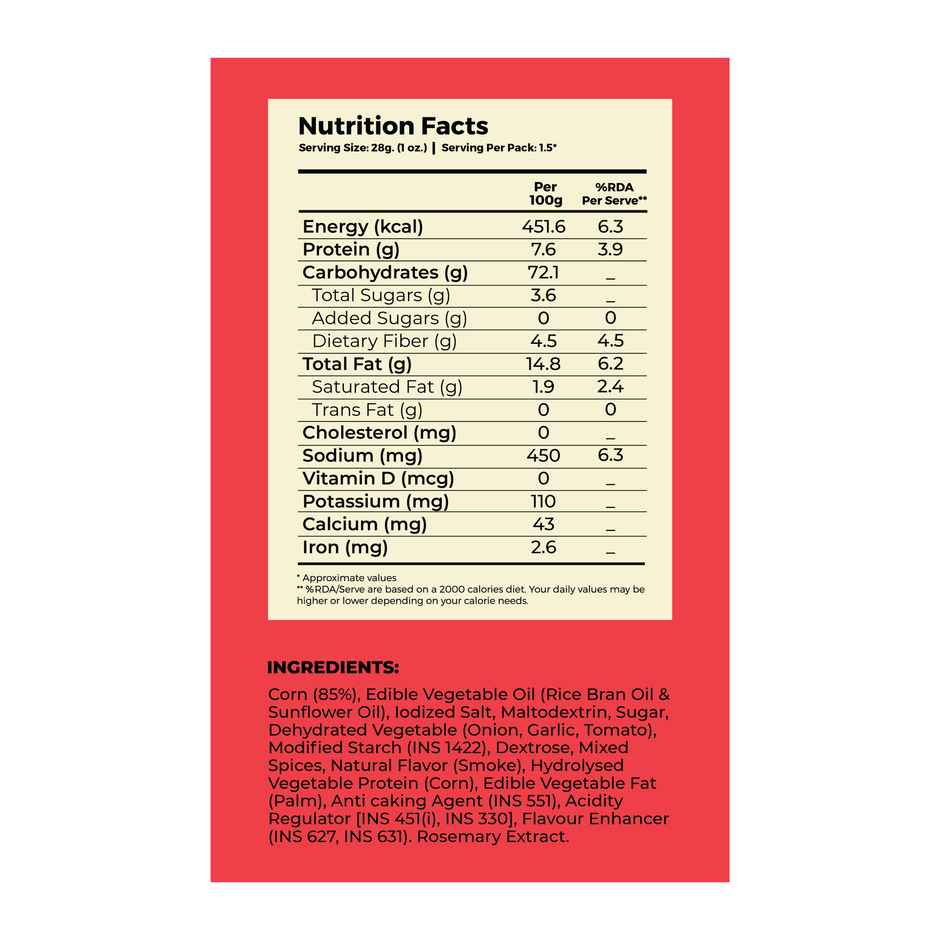 4700BC Crunchy Corn Hawaiian Barbeque Pouch