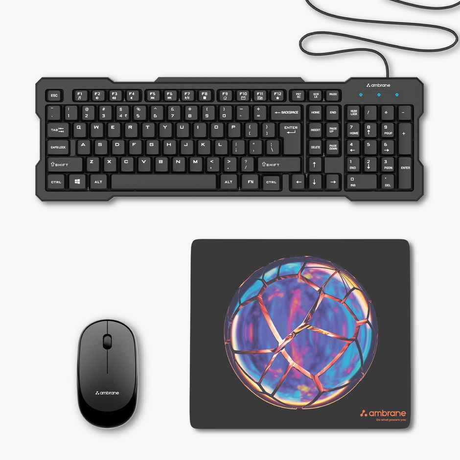 Ambrane Mouse Pad- Black