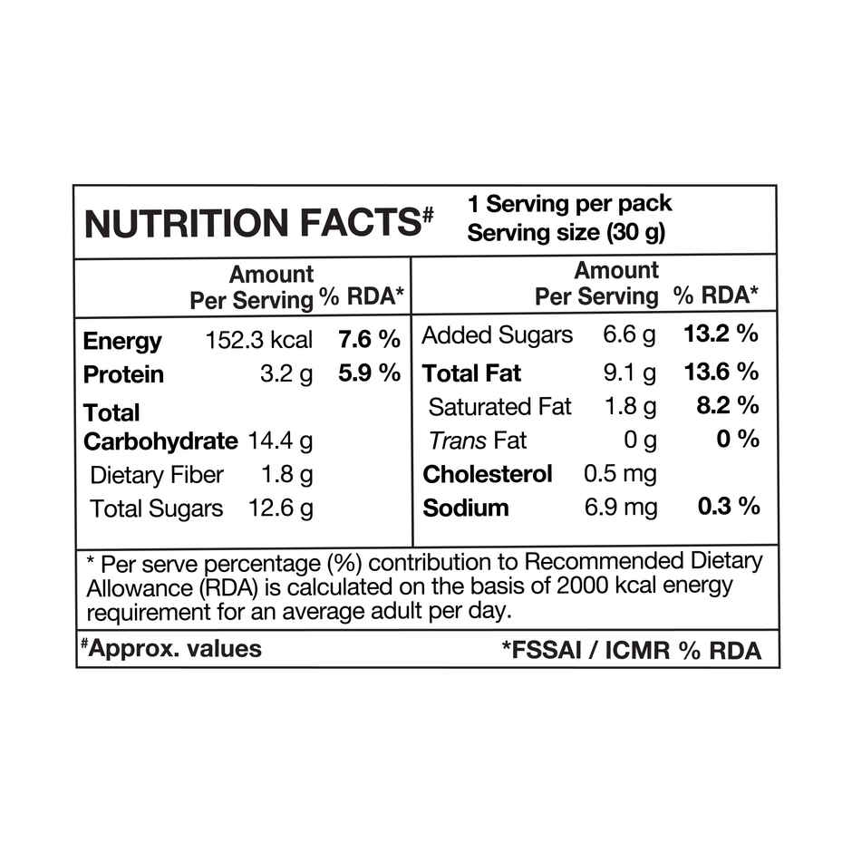 Ibaco Toppings Fruit & Nut Munchies