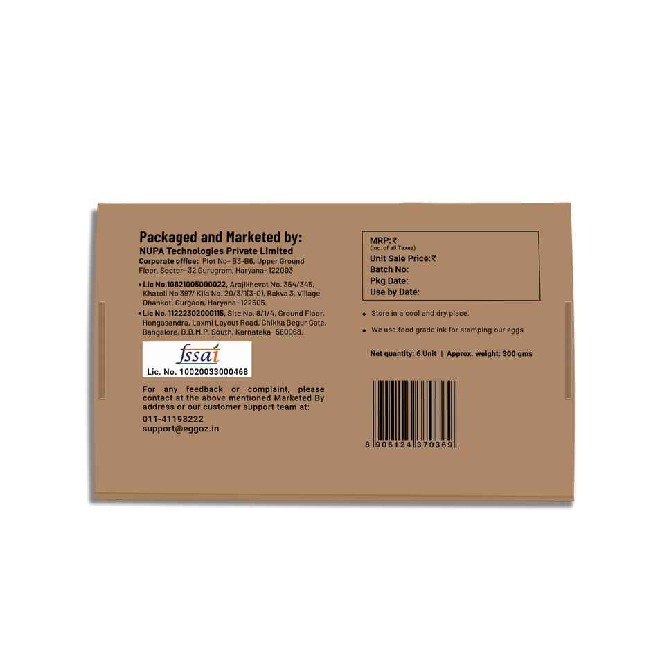 Eggoz Free Range Herbal Fed Brown Eggs