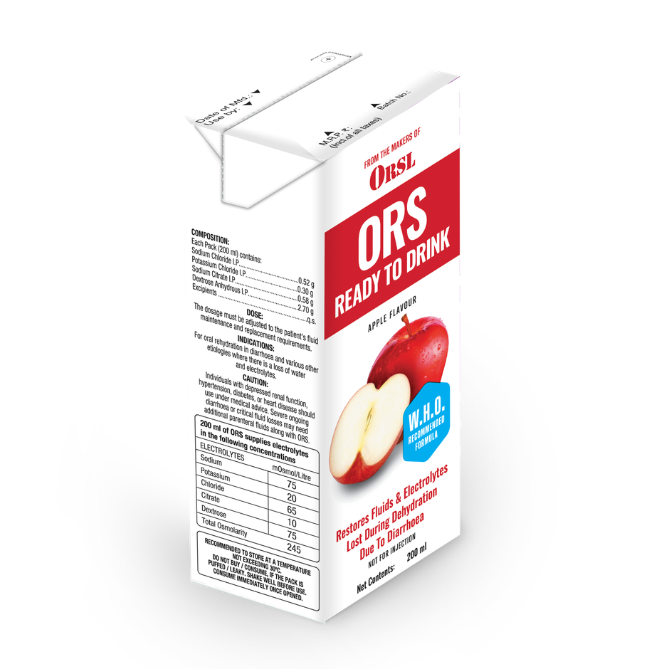 ORS Ready to Drink - Apple Flavour