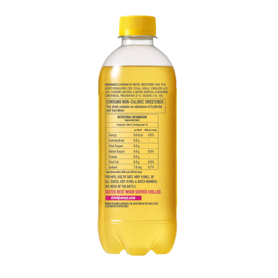 Jimmy's Zero Sugar Mango passion Sparkling Water Combo  