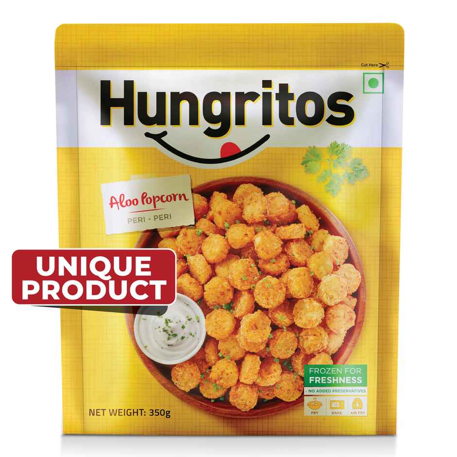 Hungritos Peri Peri Aloo Popcorn | Super Crunchy Snack
