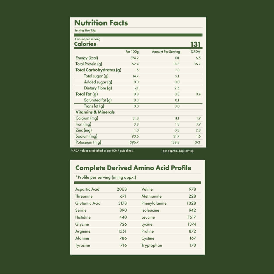 Cosmix No Nonsense Plant Protein Lite for Beginners Unflavoured | 18 g Protein