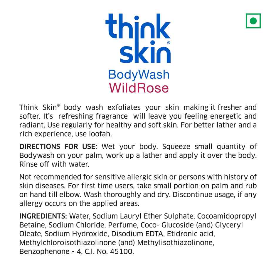 Think Skin Bodywash Wild Rose 250ml