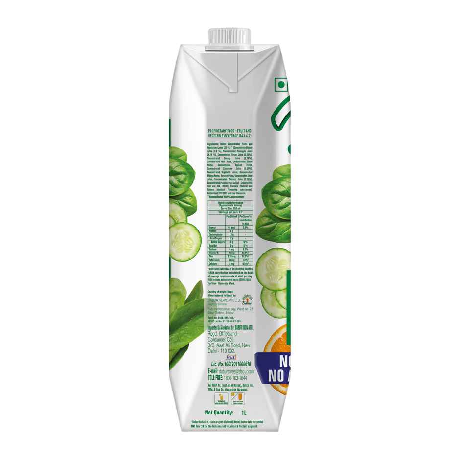 Dabur Real Activ Cucumber Spinach Health Juice