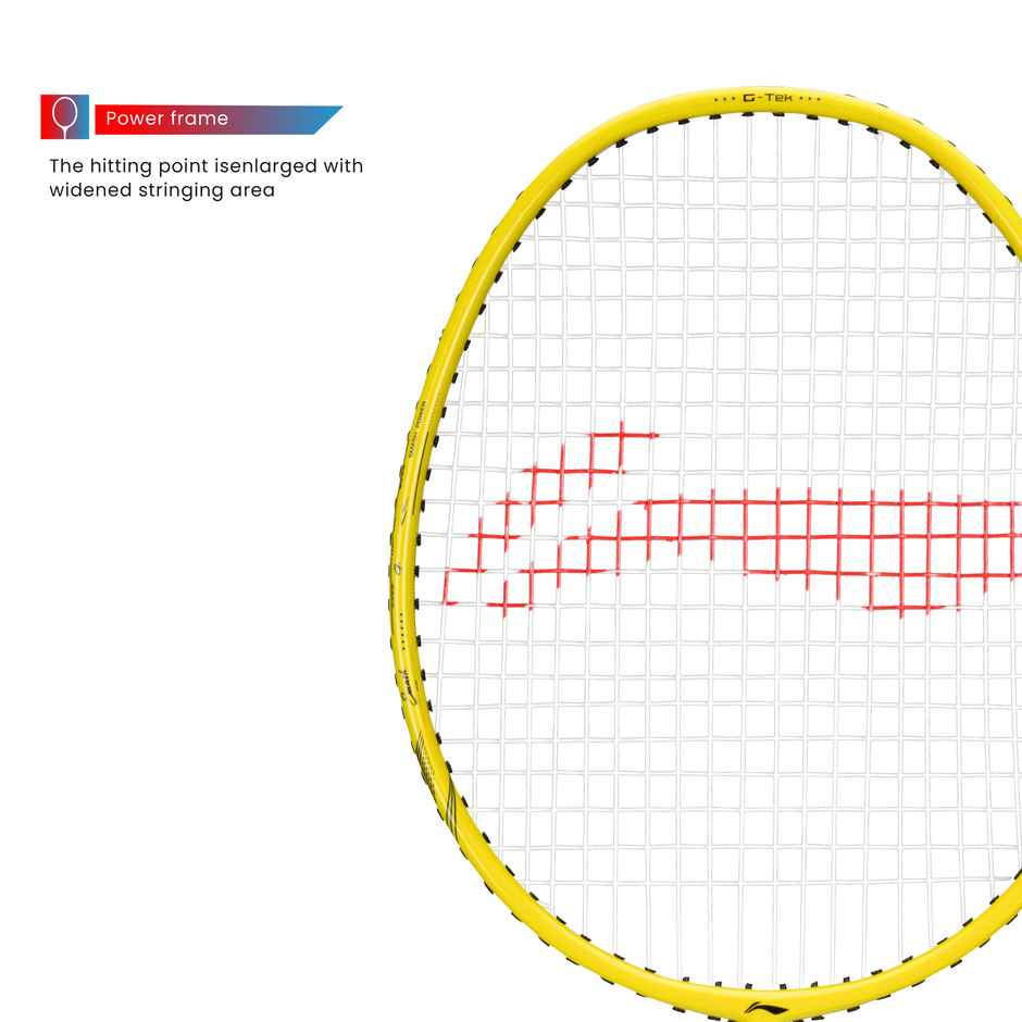 Li-Ning G-Tek Gx Graphite Strung Badminton Racquet With Free Racket Cover