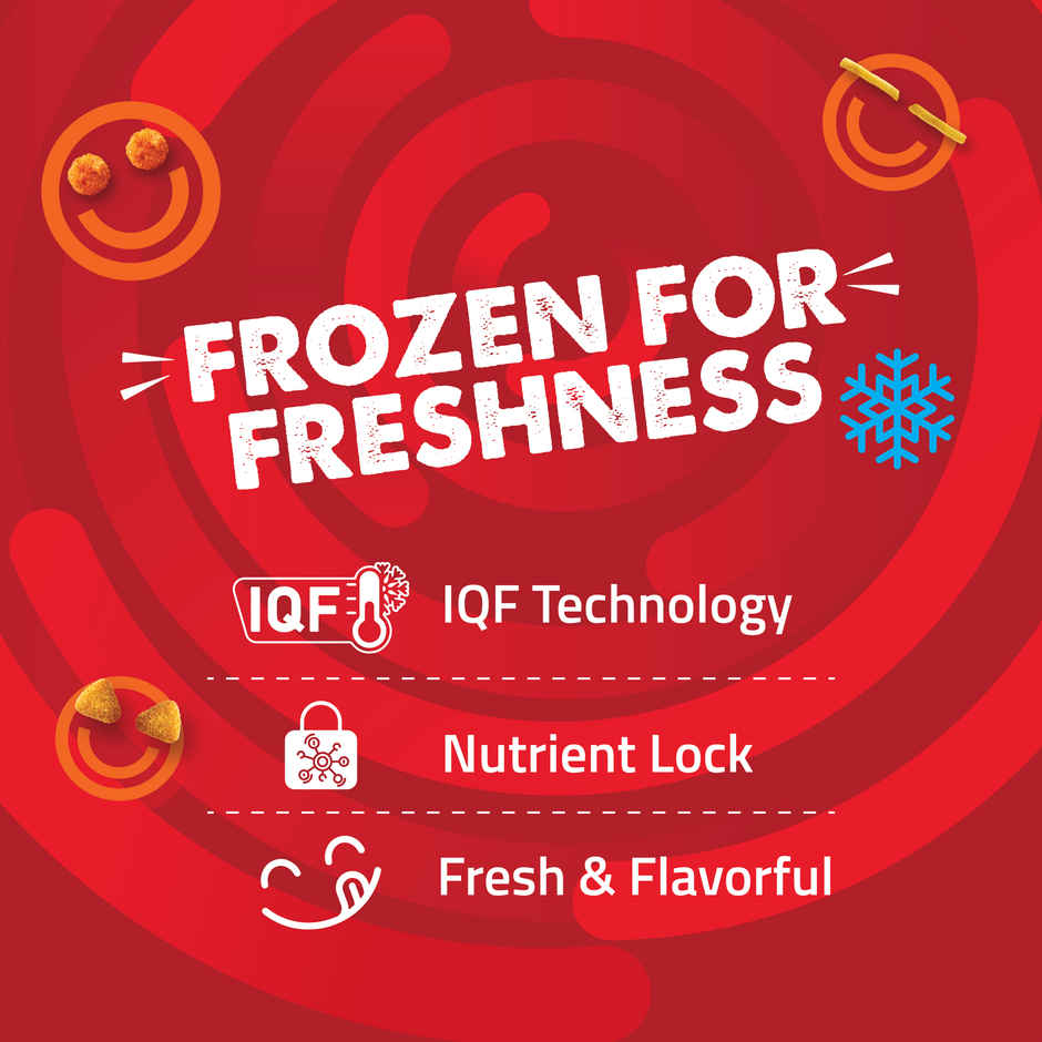 Hungritos Corn Cheese Burstz | Frozen Snack