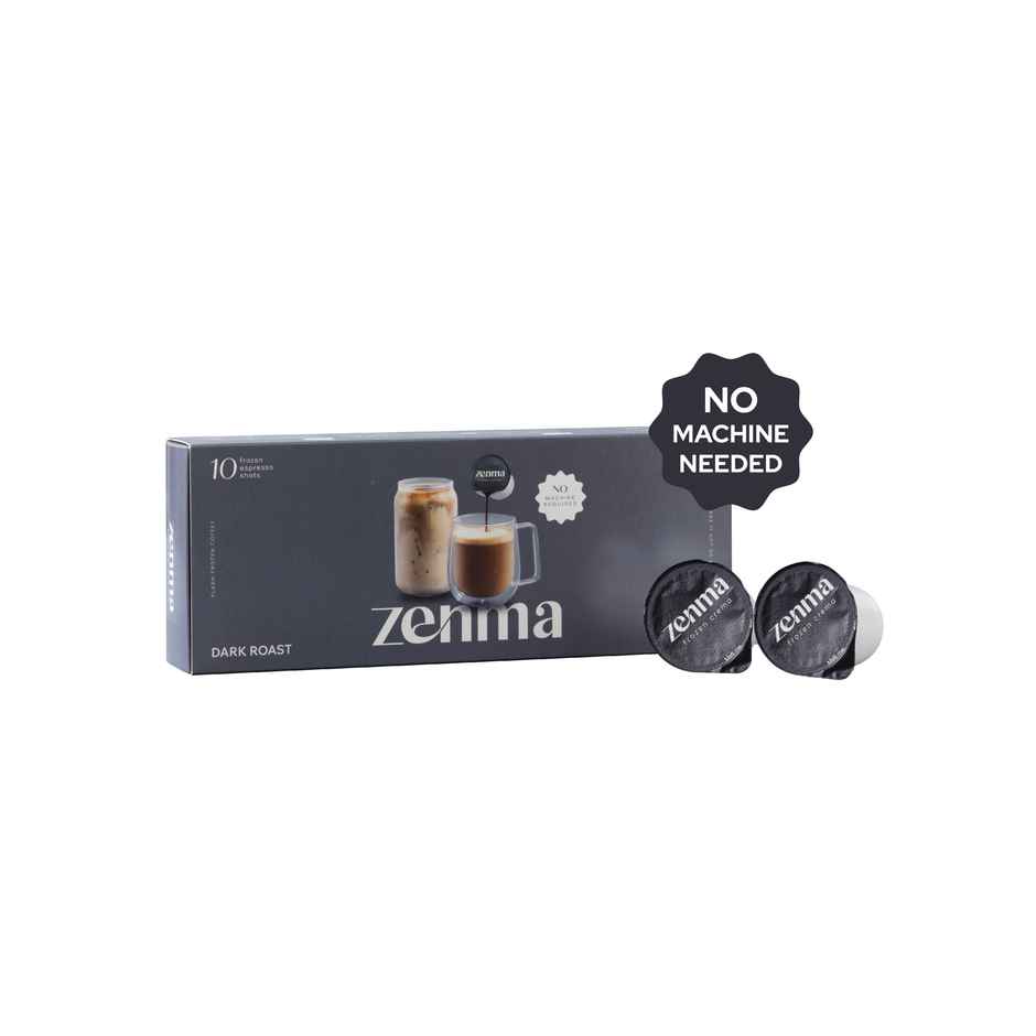 Zenma Coffee Frozen Espresso Shots Dark Roast Coffee Pods