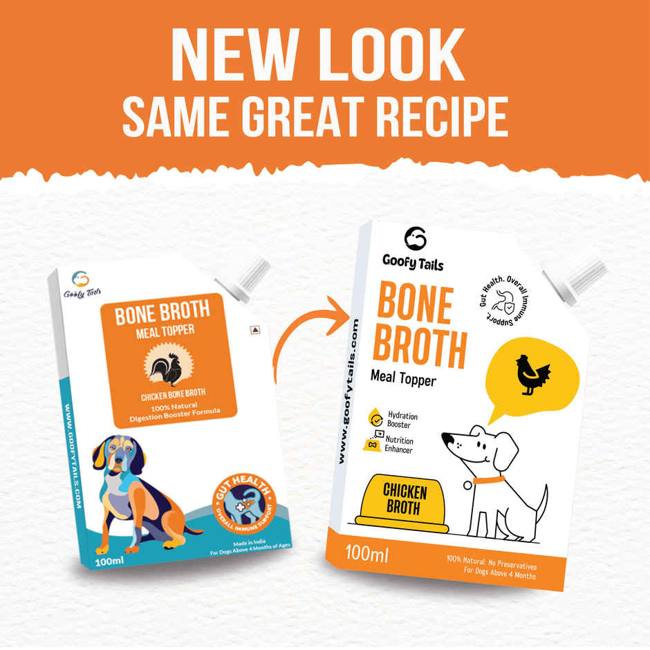 Goofy Tails Chicken Bone Broth for Dogs