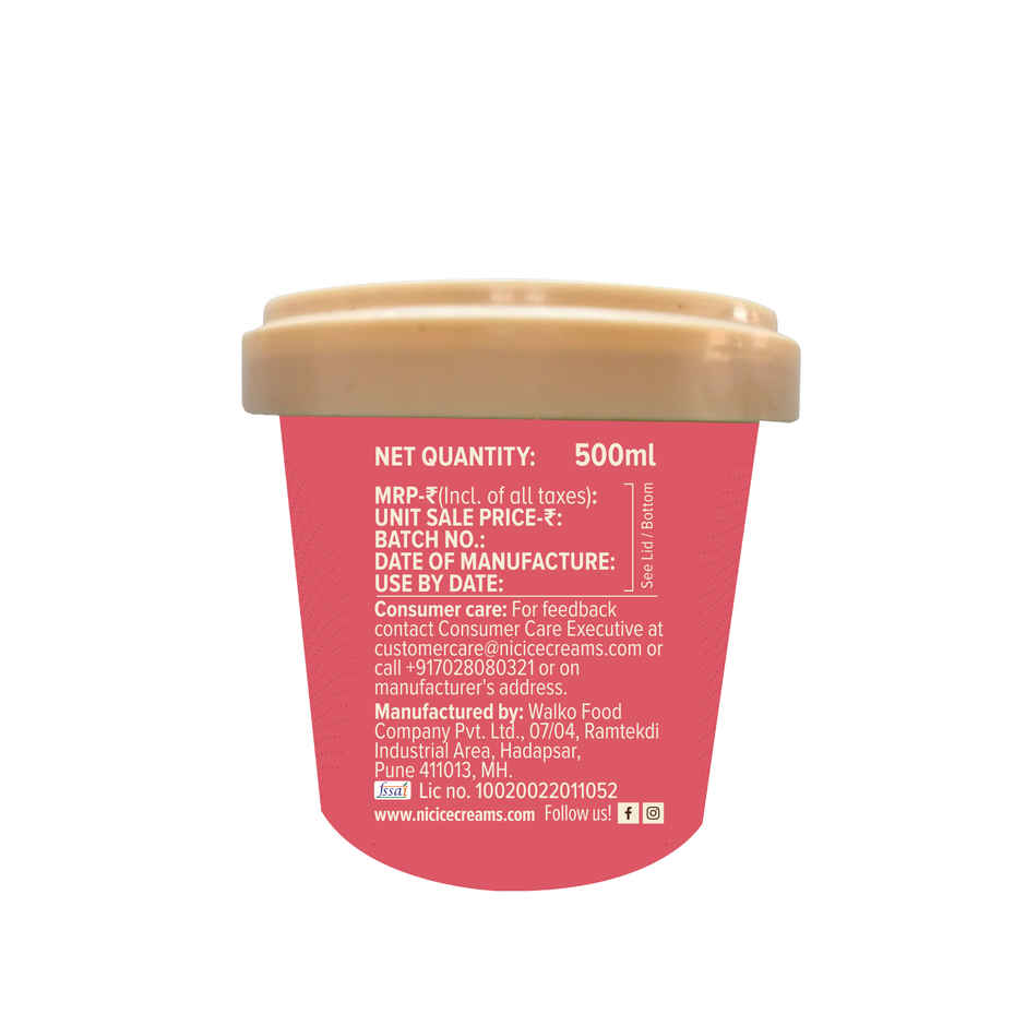 NIC Mixed Berries Ice Cream Tub | Preservative Free | No Artificial Flavors