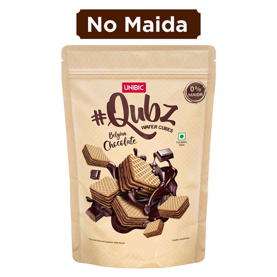 UNIBIC Wafer Belgium Chocolate Qubz