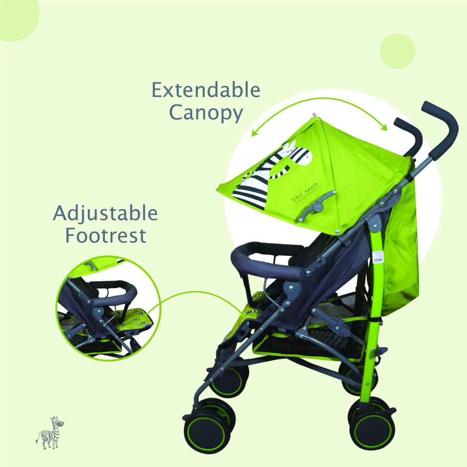Polka Tots Umbrella Stroller Green | USGN200