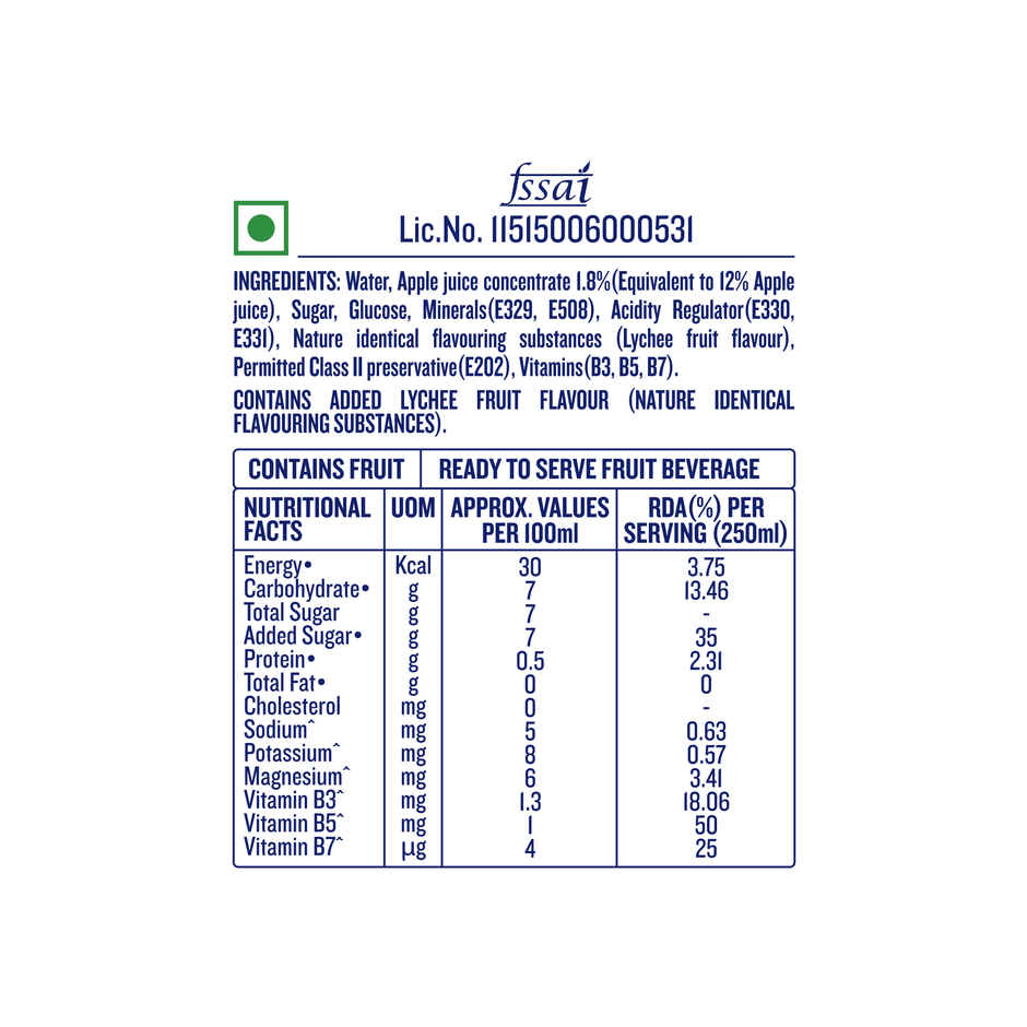 O'cean Lively Lychee Flavoured Water