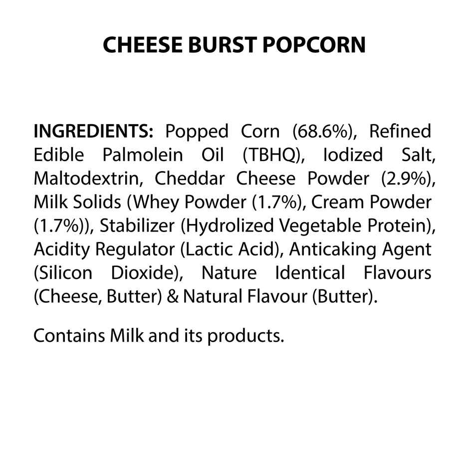 ACT II Cheese Burst Flavour Popcorn | Ready to Eat | Crunchy & Cheesy Snack